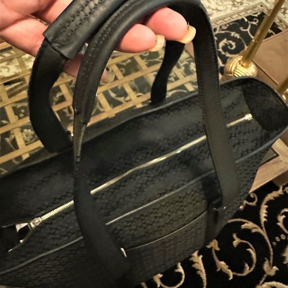 Coach Signature Canvas Black Diaper Bag/Carryall Ex-Large - Picture 3 of 8